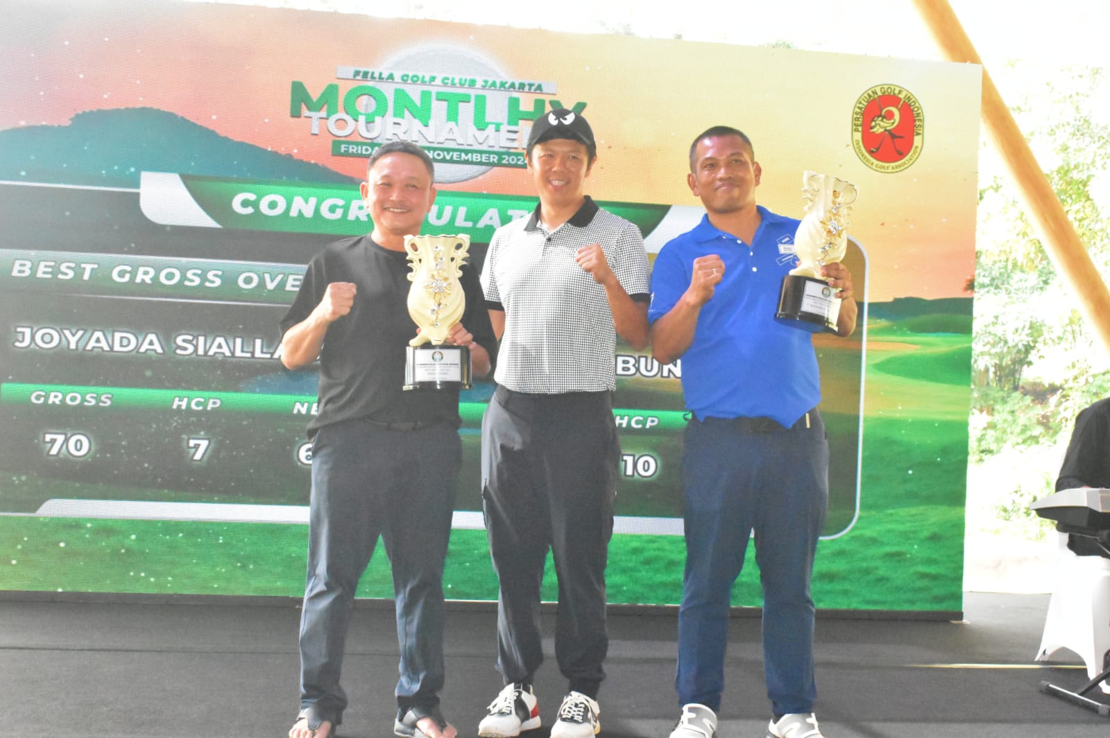 Joyada Siallagan Cetak -2, Raih Gelar BGO di Fella GC Jakarta Monthly Tournament