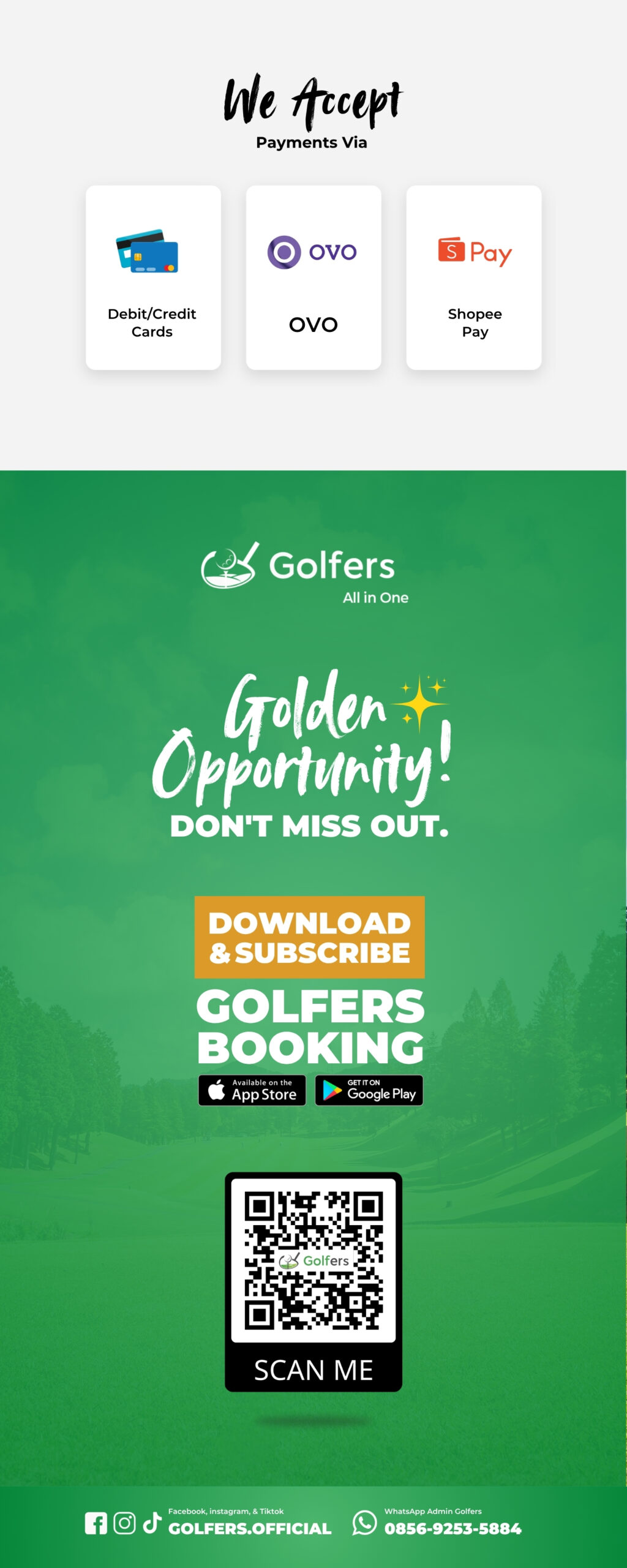 benefit subscribe golfers booking app12